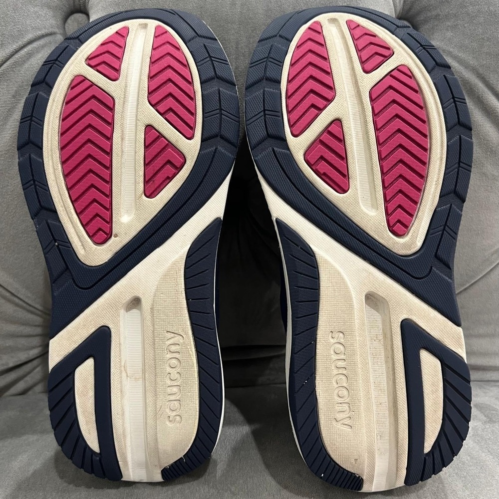 Saucony Echelon 10 Running Shoes Navy Quartz Women Size 9W Athletic Sneakers - Picture 7 of 9